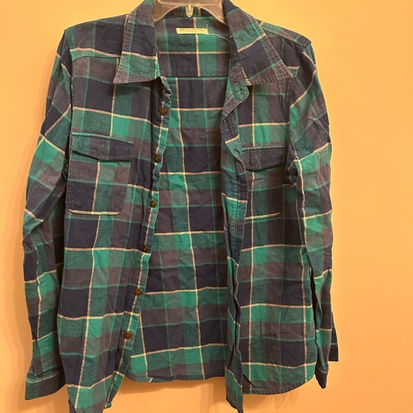 Spell Maverick Flannel shirt large turquoise - Picture 2 of 4